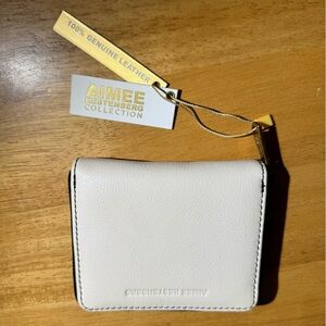 Aimee Kestenberg Leather Wallet With Zipper NWT